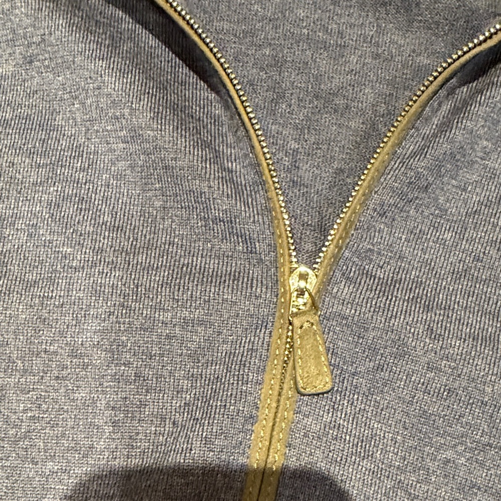 Ermenegildo Zegna Blue Full-Zip Sweater - Picture 3 of 3